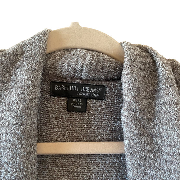 BAREFOOT DREAMS CozyChic Lite Circle Cardigan XS/S - Picture 6 of 8